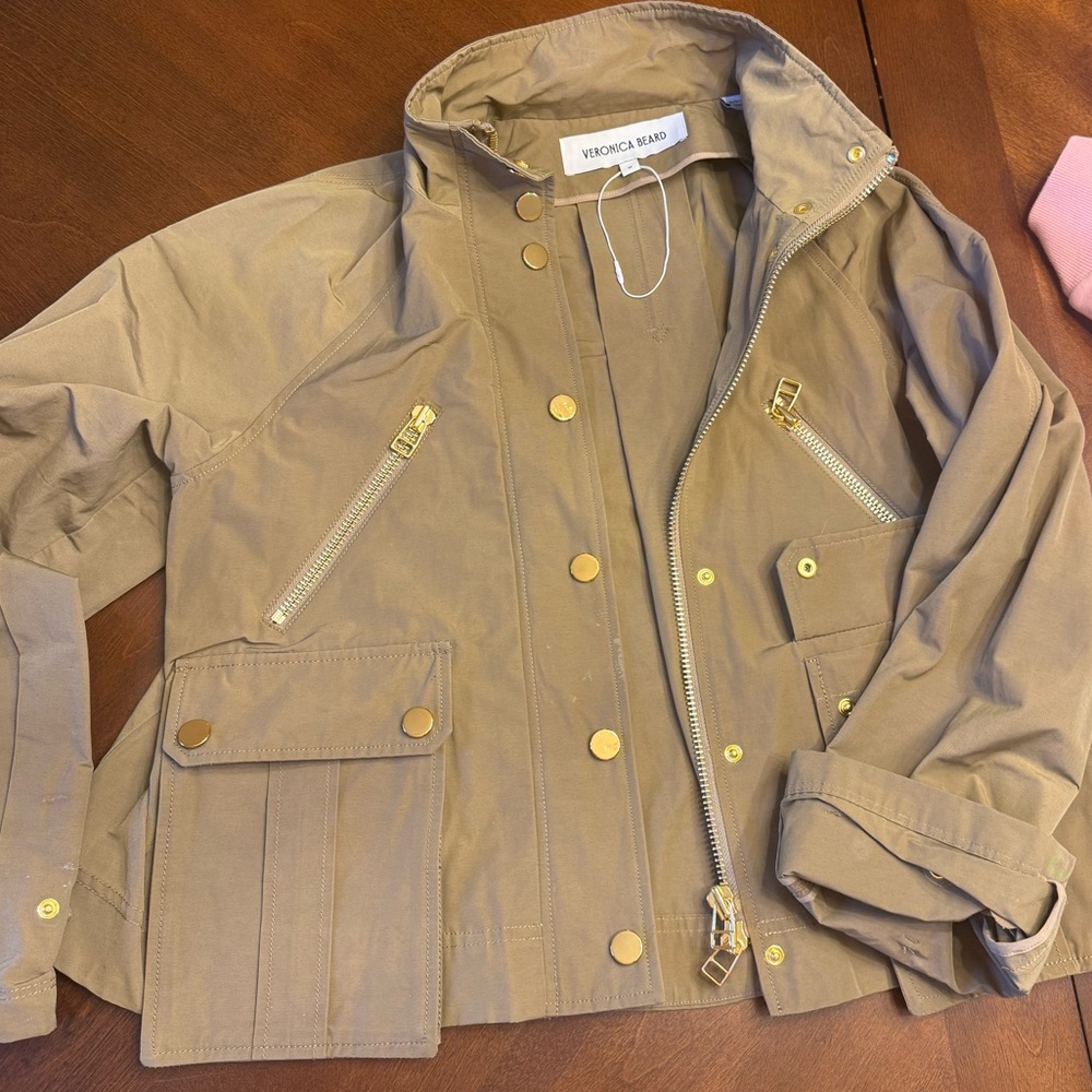 Veronica Beard Women's Tan Utility Jacket